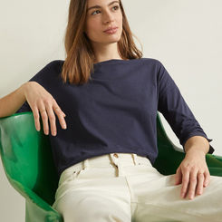 ORGANIC-COTTON ROUND-NECK T-SHIRT