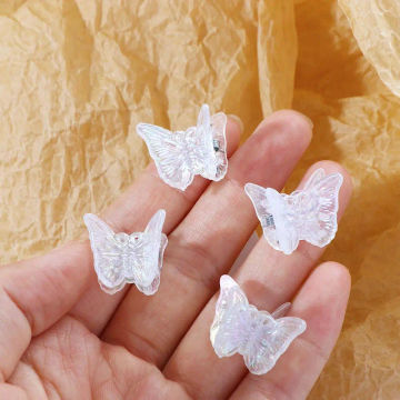 Duckbill Clip Resin Solid Color Temperament Transparent Hair Claw Small Side Clip Women Hair Accessories Korean Style Hair Clip