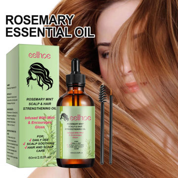 New Sdottor 60ml Eelhoe Rosemary Hair Care Essential Oil Repair Hairs Damage Anti-Loss Solid Hair Dense Hairs Soft Hair Care Ess