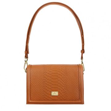 MAYA COGNAC women's leather handbag