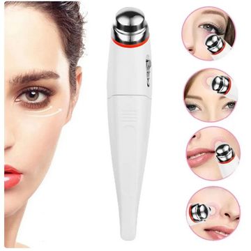 Electric Vibration Eye Massage Pen - Brighten Eyes, Reduce Wrinkles, and Remove Dark Circles with Beauty Instrument Device Massage