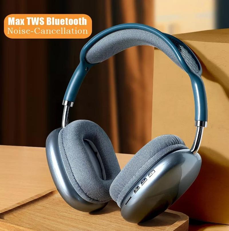 Description Picture 4 of itemP9 Wireless Bluetooth Headphones, Noise-Canceling Stereo Sound, Built-In Mic, and TF Card Support