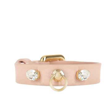 PET COLLAR nappa powder pink