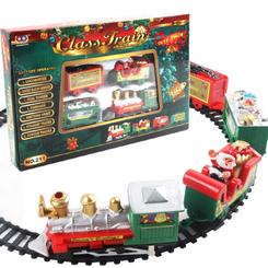 Magical Christmas Electric Train Set - Easy Assembly and Safe for Kids, Perfect Gift and Home Xmas Tree Decoration for Parties