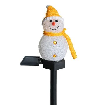 Christmas Solar LED Lights, Snowman Garden Decoration Waterproof Light 