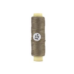 Cotton Thread: Beige Diameter 0.15 mm and Length 40 meters