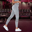 Elastic Leggings Perfectly adapt to your figure With bright inserts and stripes at the waist