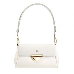 MEGAN NAPA ECRU leather bag for women