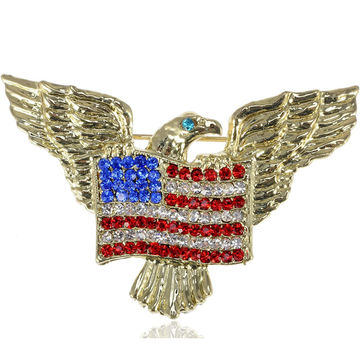 Patriotic American Majestic Eagle Bird 