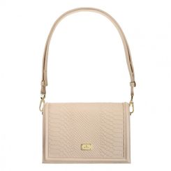 MAYA ECRU women's leather handbag