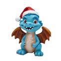 New Christmas Dragon Decorative Figurine - Dinosaur Elf Sculpture for 2023 Navidad Desk Ornament and Home Decor