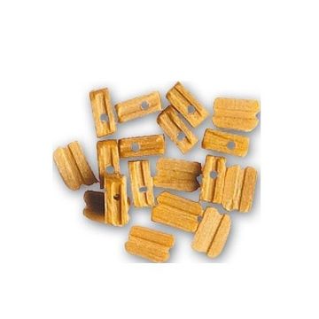 Single Block in Boxwood 6 mm (18 Units) for Model Ships