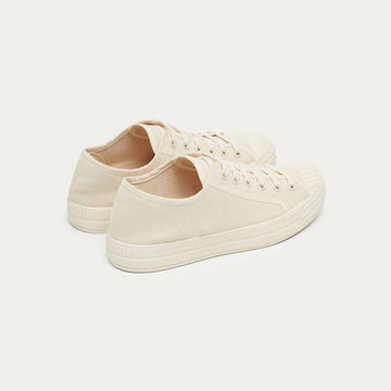 COTTON TRAINERS NATURAL