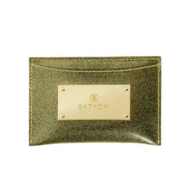 GOLD leather card case