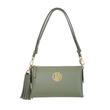 Women's leather bag ELISE NAPA OLIVE