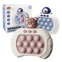 Quick Push Bubbles Game Machine for Kids - Cartoon Fun Whac-A-Mole Squeezing Toys - Anti-Stress Sensory Pop Fidget Toy