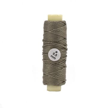 Cotton Thread: Beige Diameter 0.50 mm and Length 20 meters