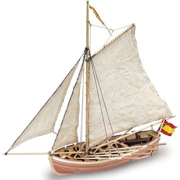 San Juan Nepomuceno Captain's Boat. 1:25 Wooden Model Ship Kit