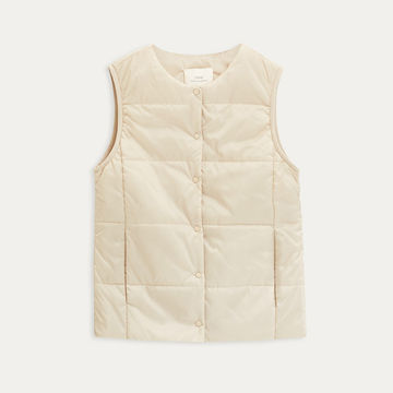 100% RECYCLED-POLYESTER QUILTED VEST