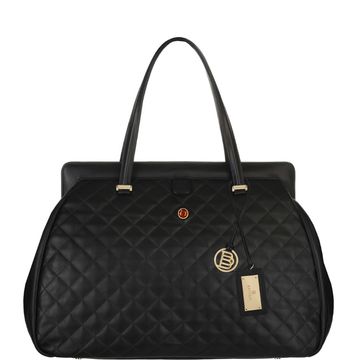 Ladies' leather bag EMMA NAPA BLACK