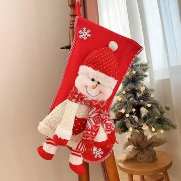 Xmas Knitted Socks for Children's Gift Candy Bags 