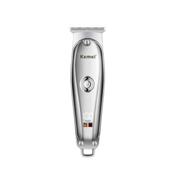 Kemei Professional Hair Trimmer Hair Trimmer Machine Clipper Men Rechargeable Barber Men 0Mm Bareheaded T-Blade