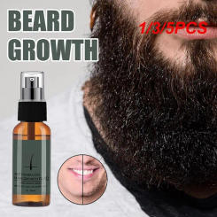 1/3/5PCS 40g Ginseng + Ginger Beard Growth Stimulating Oil for Facial Hair Grow Spray Hair Oil Spray for Hair Loss