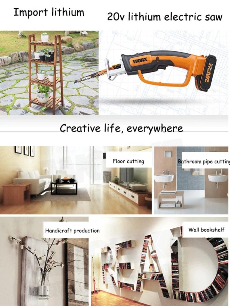 Description Picture 3 of itemHandheld Electric Multi-Functional Reciprocating Saw for Household Woodworking – WG894E