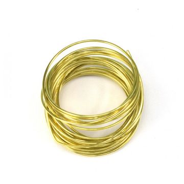Brass Wire Diam. 1 mm (3 m) for Modeling and Crafts