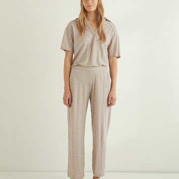 FLOWY TROUSERS KNIT