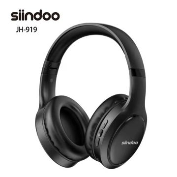 Siindoo JH919: Wireless Bluetooth Headphones - Foldable Stereo Earphones with Super Bass, Noise Reduction, and Built-in Mic