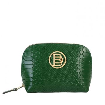 CASUAL GREEN COSMETIC BAG