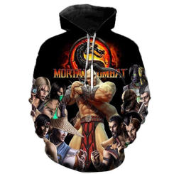 Game Mortal Kombat 11 3D Printed Hoodies For Men Women Personality Sweatshirts Cosplay Streetwear Teens Fashion Cool Hoodie Tops