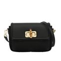 MIA floter black leather bag for women