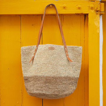 RAFFIA SHOPPING BAG NATURAL