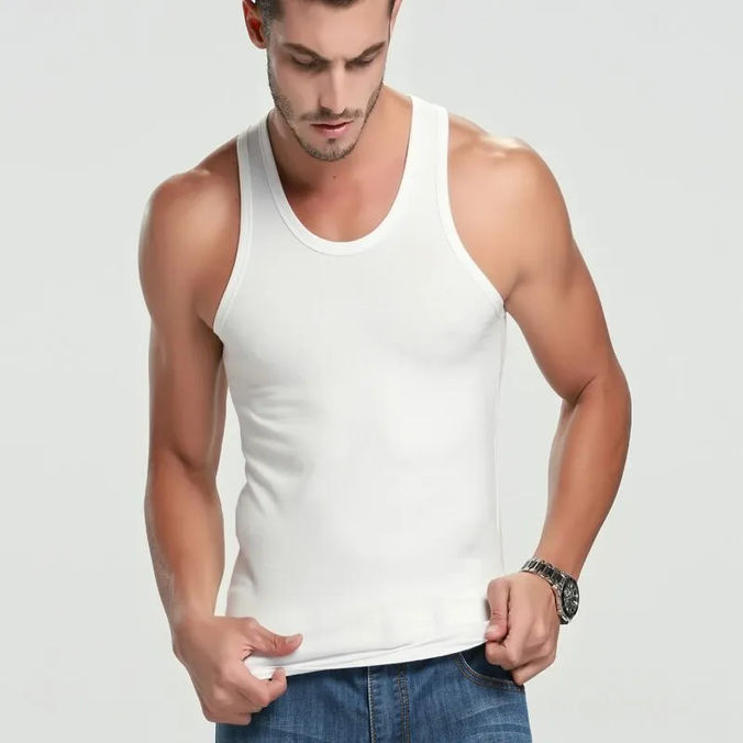 Men's tank top - Pure Cotton - 2 colors