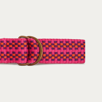 JACQUARD BELT FUCHSIA