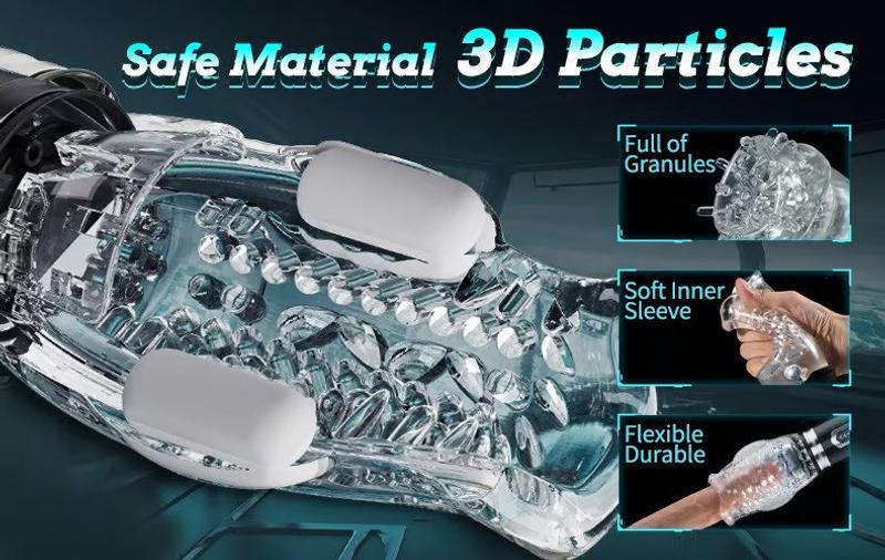 Description Picture 5 of itemMonica 4.0 Version 7 Vibrating 5 Rotating Thrusting Blowjob Masturbator