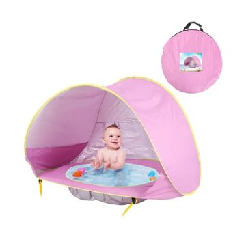 Baby Beach Play Tent - Portable UV Protection Shade Pool and Sun Shelter for Infant Outdoor Fun and Play