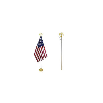 Flags Importer 8ft Aluminum Eagle Flag Pole