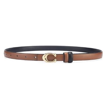 C-Shaped Elegance: New Women's Fashionable Thin Belt with Detachable Double Side Denim 