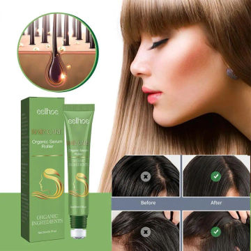 Herbal Hair Regrowth Serum Prevent Hair Loss Care Scalp Massage Roller Treatment Thickener Improve Hair Lose Care 20ml