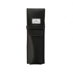 BLACK LEATHER PEN CASE