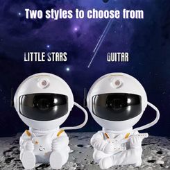 Galaxy Star Projector LED Night Light: Transform Your Space with Starry Sky and Astronaut Projection - Ideal for Bedroom Decoration
