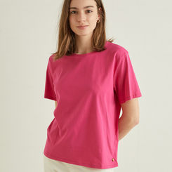 ORGANIC-COTTON T-SHIRT WITH ROUND-NECK