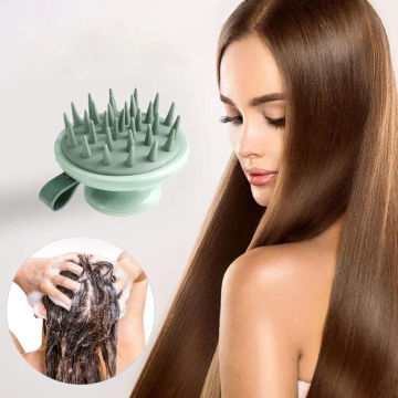 Handheld Scalp Massage Brush Portable Shampoo Brush Hair Care Comb (Blue)