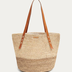 RAFFIA SHOPPING BAG NATURAL