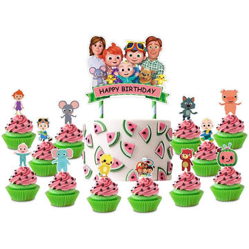 Topper Cupcake Toppers Birthday Party Supplies for Children