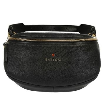 Women's leather bag TO GO floter black