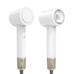 Hair Dryer 1600W High Speed 11000RMP Smart Leafless Dryer Household Ionic Blow Dryers Low Noise Constant Temperature Dryers